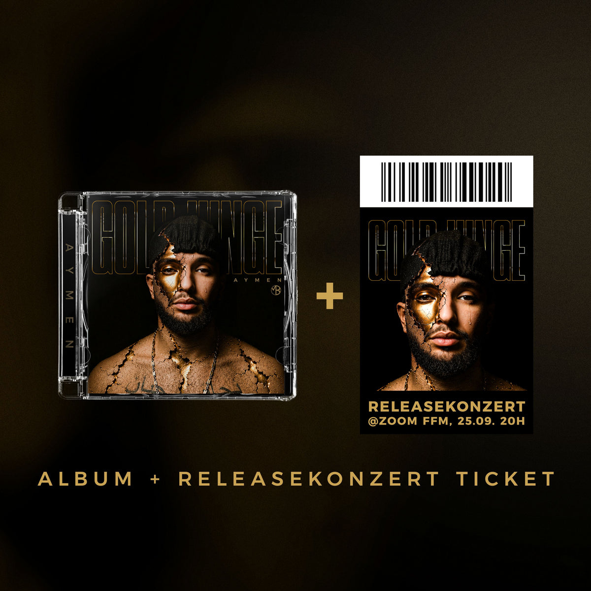 exkl. Aymen "GOLDJUNGE" Release Konzert (CD Bundle)